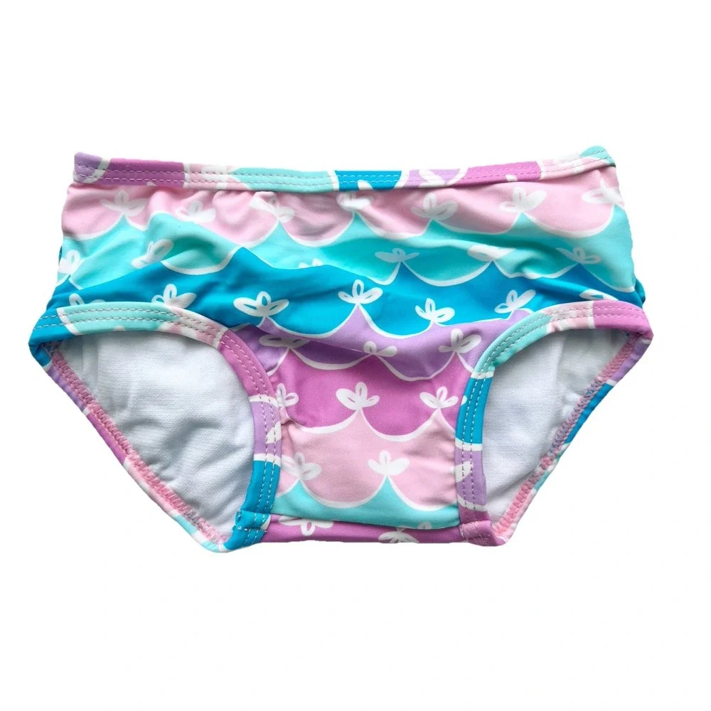 Ruffle Butts Swimwear Bottom 6-12 Months Beach Pool Outdoor Summer Baby Clothing